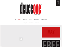 Tablet Screenshot of deuceone.com